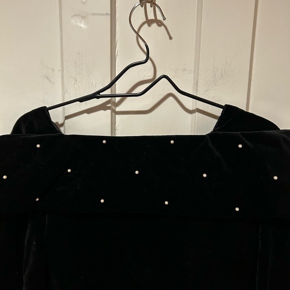 Watters and Watters vintage cotton velvet top. - Picture 10 of 10